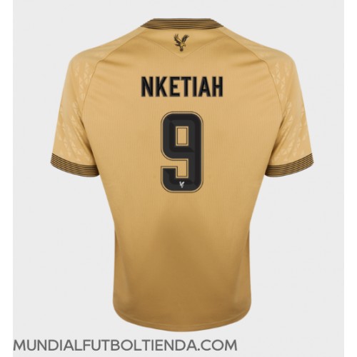 Camiseta Crystal Palace Eddie Nketiah #9 Segunda Equipación Replica 2025-26 mangas cortas